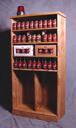 An attractive display option for Firehouse Products